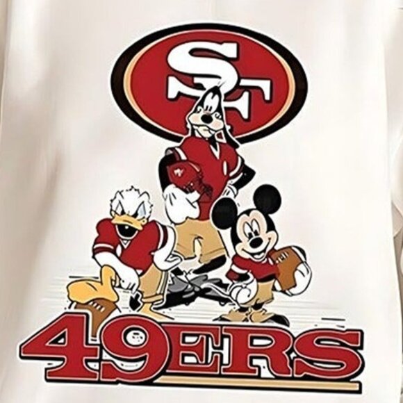 San Francisco 49ers Crewneck Sweatshirt Vintage Team Fan Retro Football Gift 17 - Picture 2 of 6